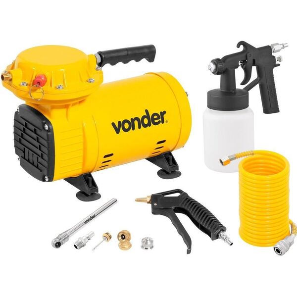 Compressor ar direto 2,3 pés com kit de acessórios bivolt - Vonder (110V/220V)