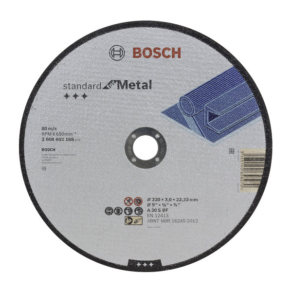 Disco de Corte para Metal 230x3x22,23mm Bosch