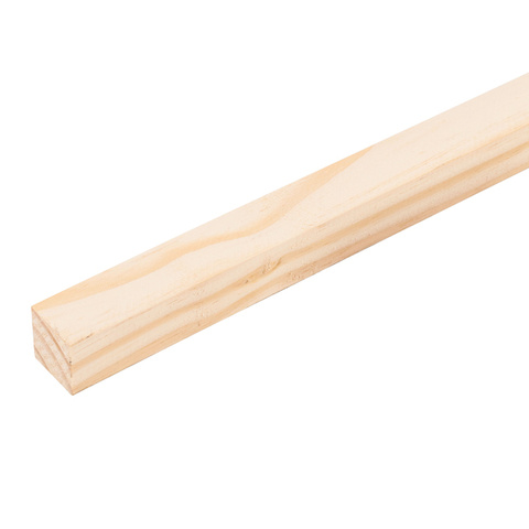 Kit com 4 Quadrados de Madeira Pinus Aparelhado Natural 3x3x50cm Massol